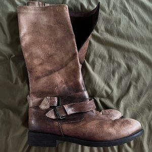 Brown Leather Boots
